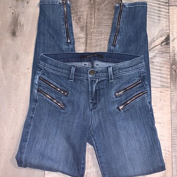 J BRAND Zipper Jeans- size 25‎ - Picture 1 of 16